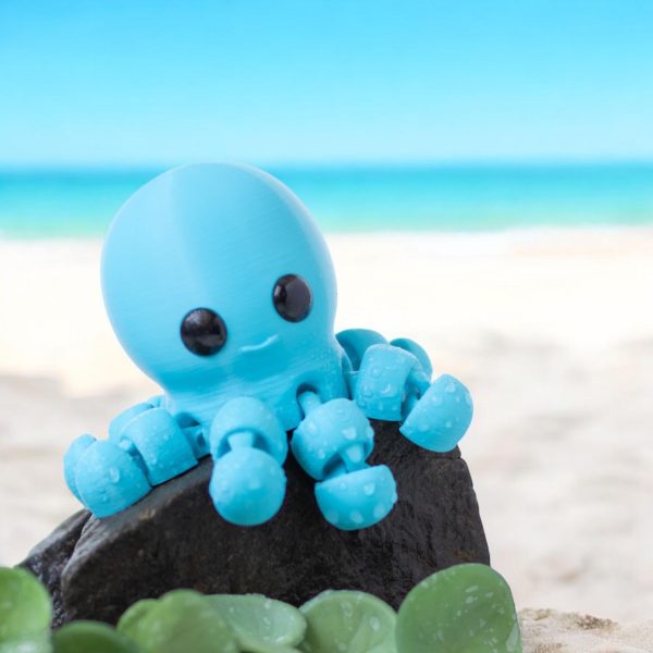 5-Pack Baby Zou Octopus Figurines