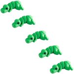 5-Pack Mini Baby Zou T-Rex Figurines – Cute Dinosaur Collectibles, Prehistoric Gifts & Desk Décor – Standard, Mystery Color & Keychain