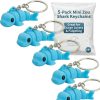 5-Pack Mini Tiny Zou Shark Figurines – Cute Shark Collectibles, Ocean Animal Gifts & Nautical Desk Décor – Standard, Mystery Color & Keychain Variants – 3D Printed in Canada (Miniatures Mystery) — 3D Printed Articulated Miniatures by 3DCentral
