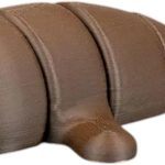 5-Pack Ocean Rest Seal Figurines – Cute Desk Decor, Collectible Shelf Seals, Relaxing Pose Marine Animal Sculptures – 3D Printed in Canada