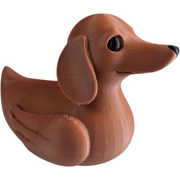 Dachshund Duck – Wiener Dog Collectible — 3D Printed Collectible by 3DCentral