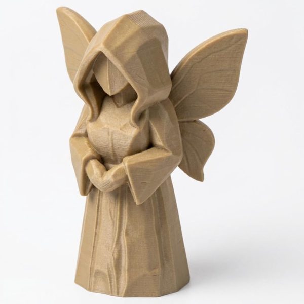 Fée cachée sculptée façon bois – Miniature