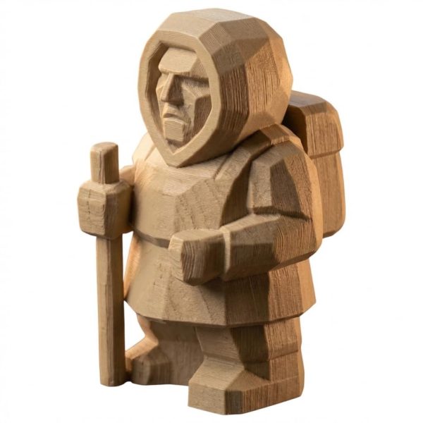 Nordic Explorer Wood Carved Figurine