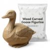 Wood Carved Goose Nordic Figurine – Folk Art — 3D Printed Figurines by 3DCentral