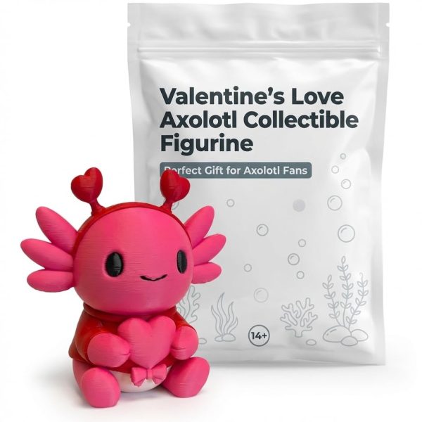 Valentine’s Love Axolotl Figurine