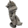 Big Bad Wolf Figurine – Fantasy Werewolf Warrior Statue with Trench Coat – Fierce Display Model or Paintable Miniature – 3D Printed in Canada — 3D Printed Collectible by 3DCentral