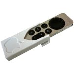 Holder for Siri Remote (2021 & Later) Apple TV Remote – Slim Dock with Secure Grip & Apple Logo Cutout – Desktop Mount or Couch Organizer