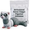 Flexible Ferret Collectible Animal — 3D Printed Articulated Figurines by 3DCentral