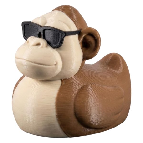 Sunglass Gorilla Duck Figurine
