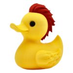 Rock Star Duck Figurine – Funny Punk Duck for Desk, Car, Dashboard, Jeep Ducks, Collectible Ducks for Adults – Quirky Décor Gift