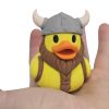 Braided Beard Viking Duck Figurine – Nordic Rubber Duck with & Horned Helmet Viking Decor, Funny Collectible Display for Desk, Bath, or Shelf – 3D Printed in Canada — 3D Printed Collectible by 3DCentral