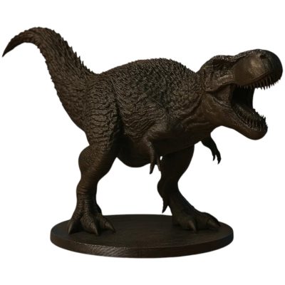 Dinosaur Model of T-Rex – Realistic 3D Printed Tyrannosaurus Rex Figurine for Desktop, Shelf or Diorama Display – 3D Printed in Canada — 3D Printed Collectible by 3DCentral