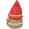 Gingerbread Gnome Figurine – Festive Holiday Decor Gnome with Red Hat & Beard, Perfect for Shelf Display or Desk Ornament – 3D Printed in Canada — 3D Printed Collectible by 3DCentral