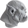 Orc Bust Sculpture – Fantasy Monster Head Figurine for Display, Painting, or RPG Inspiration – Grim Orc Decor Model – 3D Printed in Canada — 3D Printed Collectible by 3DCentral
