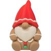 Gingerbread Gnome Figurine – Festive Holiday Decor Gnome with Red Hat & Beard, Perfect for Shelf Display or Desk Ornament – 3D Printed in Canada — 3D Printed Collectible by 3DCentral