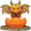 Dracoween Collection: Warden of The Patch – Halloween Pumpkin Dragon Figurine – Spooky Gothic Collectible for Shelf, Desk & Display – 3D Printed in Canada — 3D Printed Collectible by 3DCentral