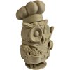 The Cook Owl Figurine – Fantasy Owl Chef with Spoon & Noodle Bowl – Owls & Dragons Collection – Paintable Culinary Display Miniature – 3D Printed in Canada — 3D Printed Collectible by 3DCentral