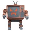 Tubotron Vintage TV Robot Figurine – Retro-Inspired Collectible Display Figure for Desk, Shelf & Media Room – Geeky Robot Decor Gift – 3D Printed in Canada — 3D Printed Collectible by 3DCentral