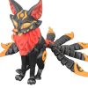 Articulated Twisty Kitsune Fox Figurine – Nine-Tailed Japanese Fox Spirit Statue – Demon Fox Collectible Mythical Desk Ornament & Home Decor – 3D Printed in Canada — 3D Printed Collectible by 3DCentral
