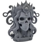Queen of Death Skull Figurine