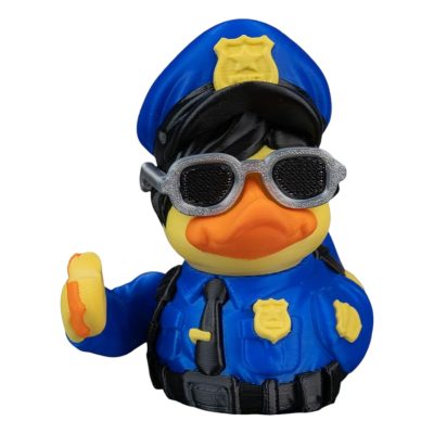 Quop Female Duck Figurine – Police-Themed Car Dashboard & Desk Decor – Law Enforcement Collectible – 3D Printed in Canada — 3D Printed Collectible by 3DCentral