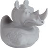 Rhino Duck Figurine – Funny Hybrid Rhino Rubber Duck Statue for Shelf, Desk, or Bathroom Decor – 3D Printed in Canada — 3D Printed Collectible by 3DCentral