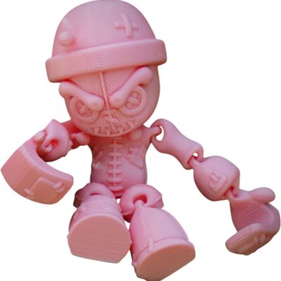 Hanging Voodoo Doll Figurine – Articulated 3D Printed Halloween DIY Paintable Model for Creepy Décor, Crafting & Collectors – 3D Printed in Canada — 3D Printed Collectible by 3DCentral