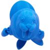 Adorable 3D Printed Walrus Figurine – Articulated DIY Paint Model for Desk, Shelf, or Collection – Ocean Animal Décor Gift – 3D Printed in Canada — 3D Printed Collectible by 3DCentral