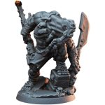 Ork Blood Rager Miniature with Great Axe