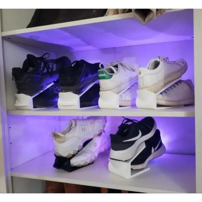 Shoe Organizer with Pull-Out Tab – Stack Shoes to Save Space – 3D Printed in Canada — 3D Printed Collectible by 3DCentral