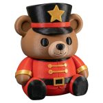 Nutcracker Teddy Bear Figurine