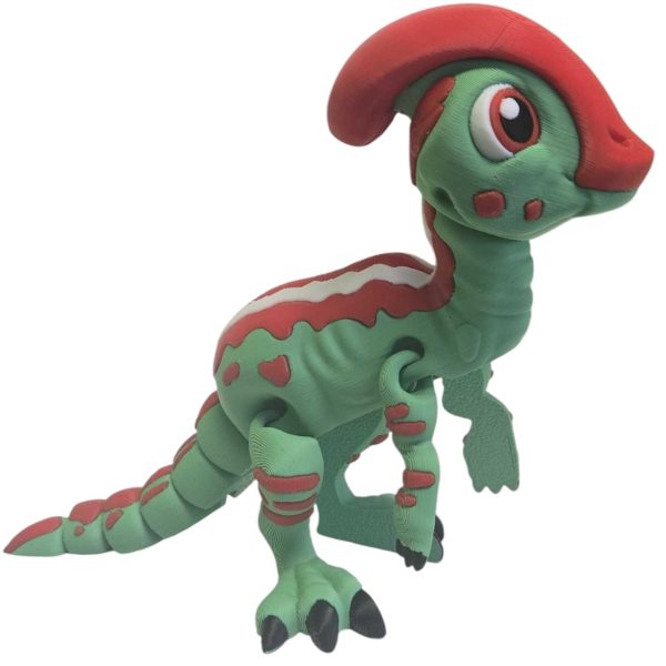 Adorable Articulated Parasaurolophus – Poseable Dinosaur