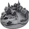 Village Miniature Model – Detailed Medieval Town Scene for Dioramas, Terrain & 3D Printer Benchmarking – No Supports – 3D Printed in Canada — 3D Printed Collectible by 3DCentral