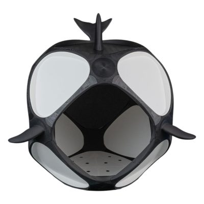 Orca Pet House – Ocean-Themed Cat Cave Bed with Whimsical Design – Cozy Indoor Pet Shelter for Cats & Small Dogs – 3D Printed in Canada — 3D Printed Collectible by 3DCentral