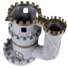 Tower of The Valiant Can Holder & Dice Tower – Medieval Castle Dice Roller for TTRPG, Fantasy RPG, Tabletop Dice Games & Gamer Gifts – 3D Printed in Canada — 3D Printed Collectible by 3DCentral