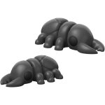 Stag Beetle Figurine – Poseable Black Insect Collectible Companion for Teens & Adults – 3D Printed in Canada