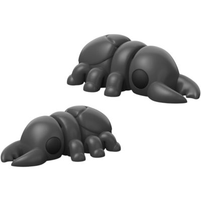 Stag Beetle Figurine – Poseable Black Insect Fidget Companion for Teens & Adults – 3D Printed in Canada — 3D Printed Collectible by 3DCentral