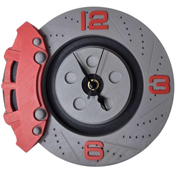 Brake Time! Wall Clock – Car Brake Rotor Design