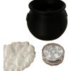 LED Cauldron Halloween Decoration – RGB Color-Changing Witch Cauldron Light Cover with Bubbling Top for Mood Lighting – Light Not Included – 3D Printed in Canada — 3D Printed Collectible by 3DCentral