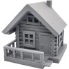 Log Cabin Miniature – Rustic Terrain Prop for Tabletop RPGs, Fantasy Dioramas & Village Displays – 3D Printed in Canada — 3D Printed Collectible by 3DCentral