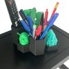 Hexagonal Desk Organizer – Multi-Height Pen, Remote & Trinket Holder – Geometric Honeycomb Design for Office, Studio or Gaming Setup – 3D Printed in Canada — 3D Printed Collectible by 3DCentral