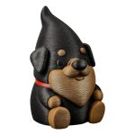 Rottweiler Gnome Figurine – Cute Dog Gnome Decor for Shelf, Desk or Tiered Tray Display – Unique Rottie Lover Gift for Men or Women