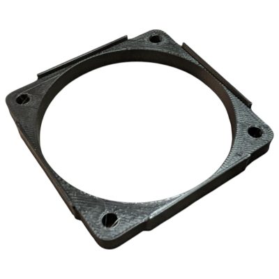 60mm Fan Adapter – Compatible with Bitaxe Miners & Argon THRML Heatsinks | Cooling Mod for Overclocking and Quiet Operation — 3D Printed Collectible by 3DCentral