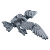 Articulated Flapper Crow Figurine – Poseable Collectible Raven Bird Sculpture for Desk, Shelf or Gift – 3D Printed in Canada — 3D Printed Collectible by 3DCentral