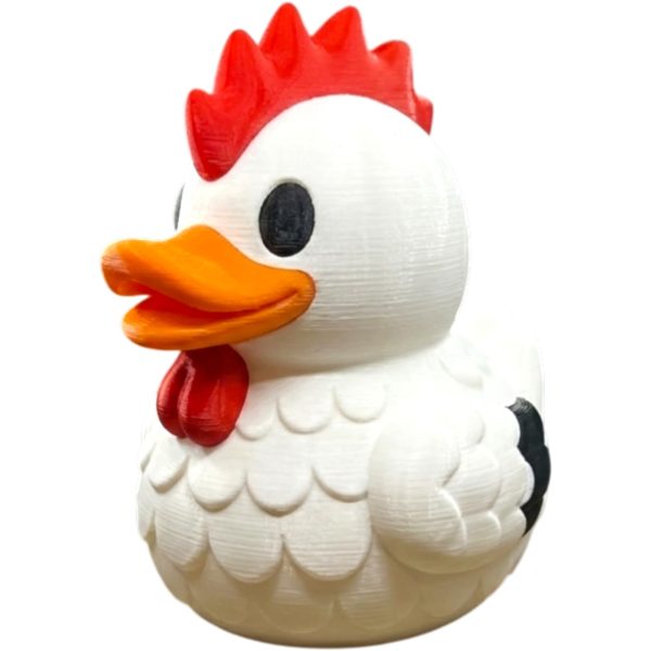 Rooster Duck Figurine – Farm Hybrid Collectible