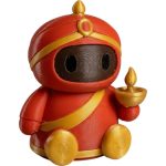 Diwali Robot Collectible Figurine - Unique Desk Decor for Diwali Celebrations - 3D Printed in Canada