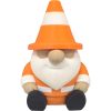 Construction Cone Gnome – Road Crew Gift — 3D Printed Gnomes by 3DCentral