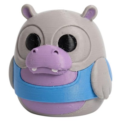 Hippo Owl Collectible Figurine - Unique Desk Decor for Adults