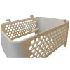 Pegboard Double-Shelf Organizer for IKEA SKÅDIS – Hex Grid Storage Basket for Plants, Decor, and Desk Items – 3D Printed in Canada — 3D Printed Collectible by 3DCentral