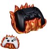 Fire-Semblance Controller Stand – Fiery Gamepad Holder for Xbox, PlayStation & More – 3D Printed in Canada — 3D Printed Collectible by 3DCentral